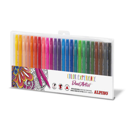 Set de Carioci Alpino AR000187 Multicolor Cu două capete (24 Piese) - Birou și papetărie, Pixuri, creioane și articole de scris