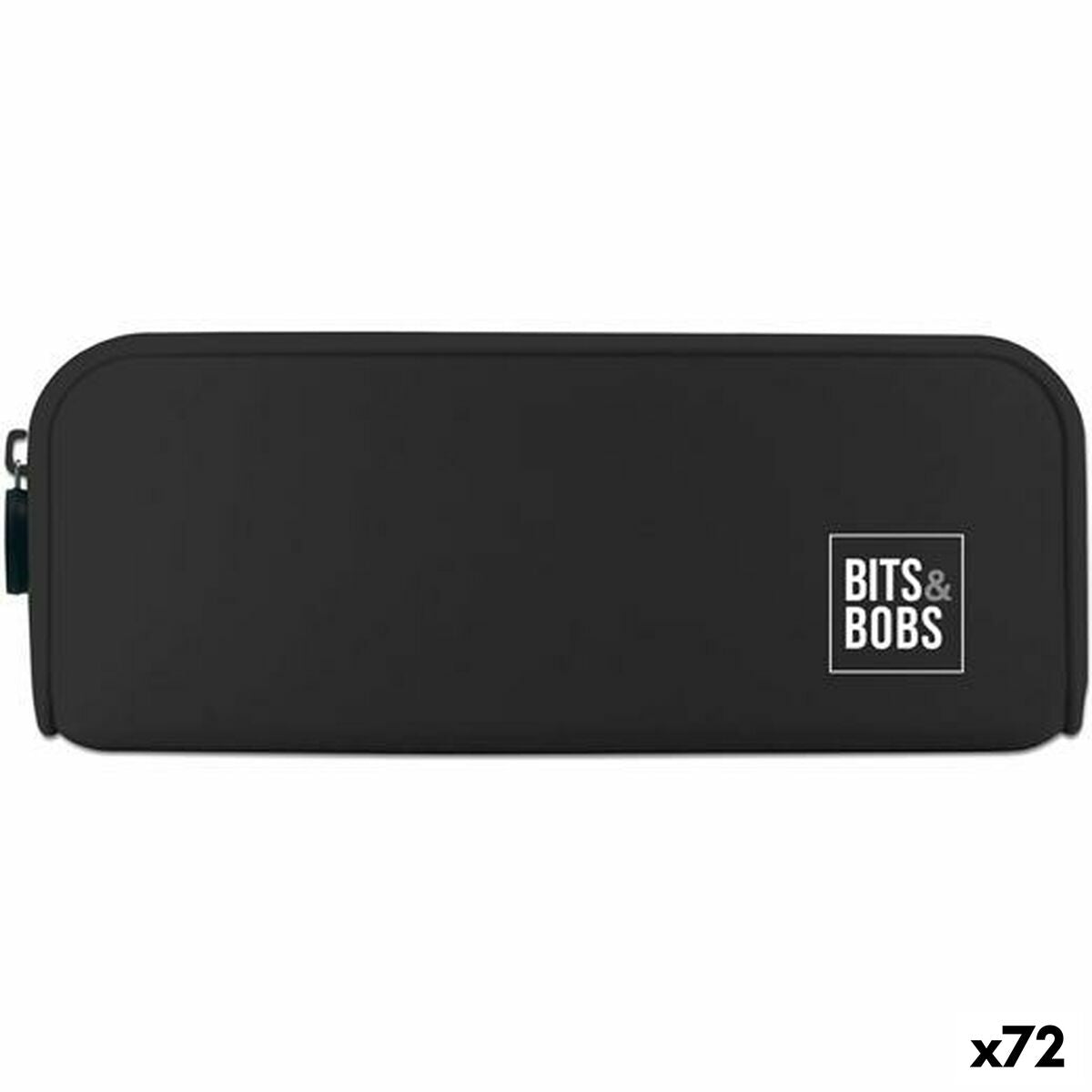 Penar Școlar Bits&Bobs Negru 20 x 7,5 x 5,5 cm (72 Unități) - Birou și papetărie, Material școlar și educațional