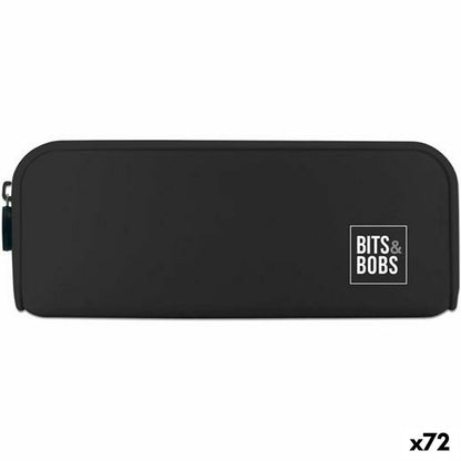 Penar Școlar Bits&Bobs Negru 20 x 7,5 x 5,5 cm (72 Unități) - Birou și papetărie, Material școlar și educațional
