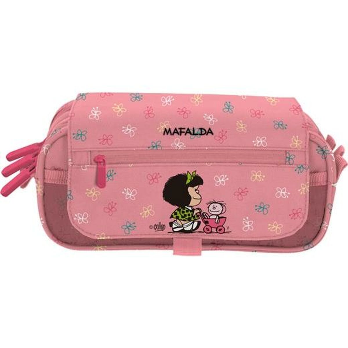 Penar triplu Mafalda BABY CART Multicolor 23 x 10 x 10 cm - Birou și papetărie, Material școlar și educațional