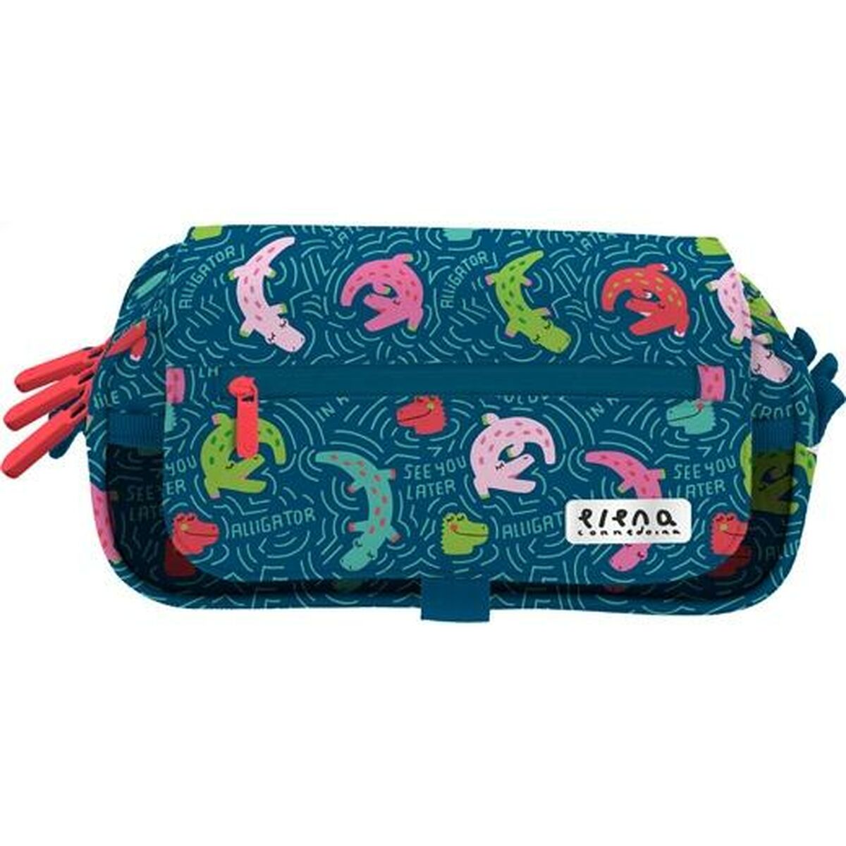 Penar triplu Grafoplas ALLIGATOR Multicolor 23 x 10 x 10 cm - Birou și papetărie, Material școlar și educațional