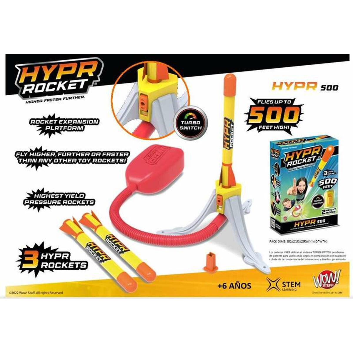 Lansator Bandai Hypr Rocket Jump 500 - Jucarii si jocuri, Vehicule