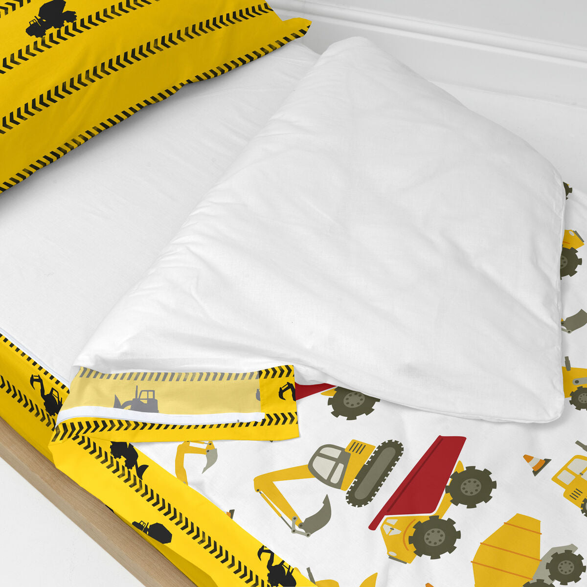 Pilotă cu umplutură HappyFriday Mr Fox Machinery Multicolor 105 x 200 cm - Acasă și bucătărie, Textile de uz casnic