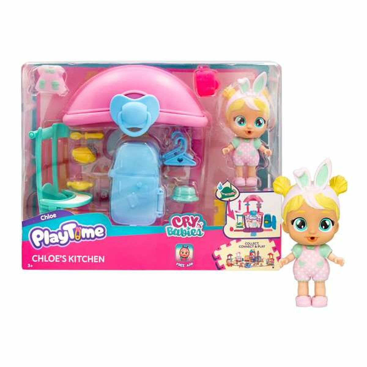 Playset Cry Babies Playtime Day Care 25,70 x 19,10 x 9,50 cm - Jucarii si jocuri, Păpuși și figurine