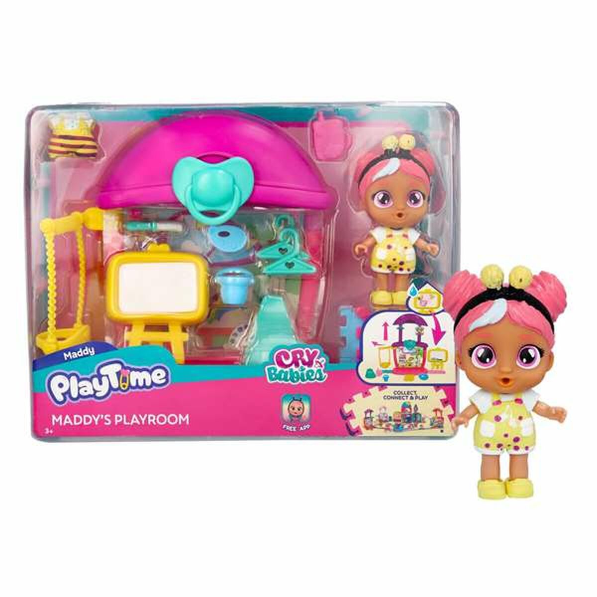 Playset Cry Babies Playtime Day Care 25,70 x 19,10 x 9,50 cm - Jucarii si jocuri, Păpuși și figurine