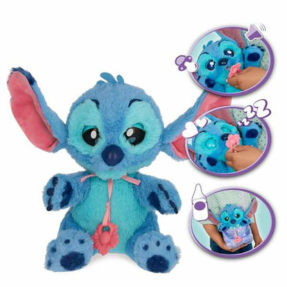 Jucărie de Pluș Stitch 10,30 x 19 x 11,20 cm Multicolor Plastic - Jucarii si jocuri, Jucării de pluș