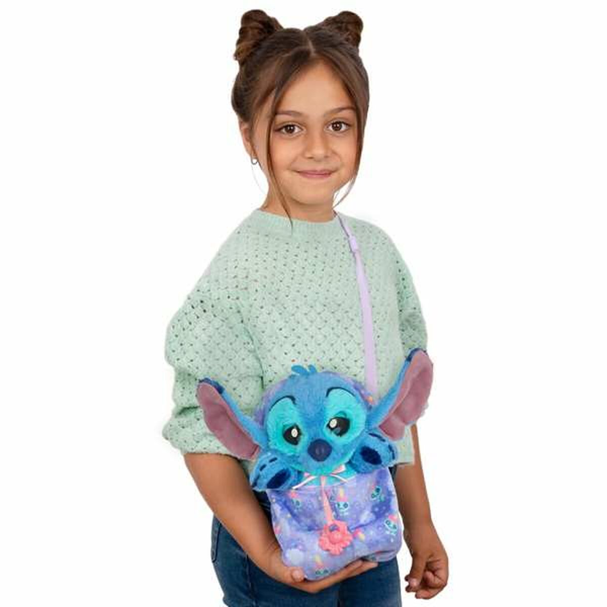 Jucărie de Pluș Stitch 10,30 x 19 x 11,20 cm Multicolor Plastic - Jucarii si jocuri, Jucării de pluș