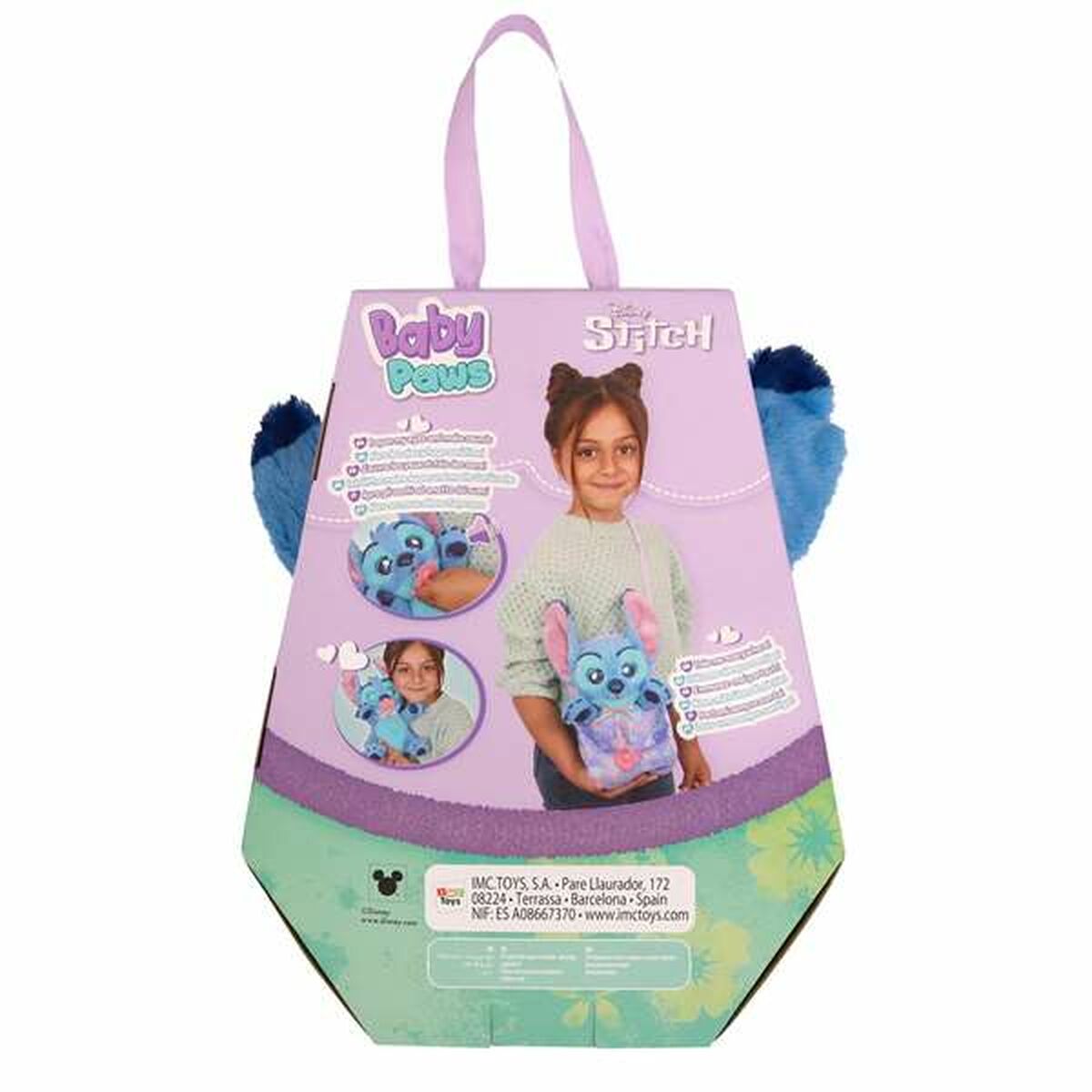 Jucărie de Pluș Stitch 10,30 x 19 x 11,20 cm Multicolor Plastic - Jucarii si jocuri, Jucării de pluș