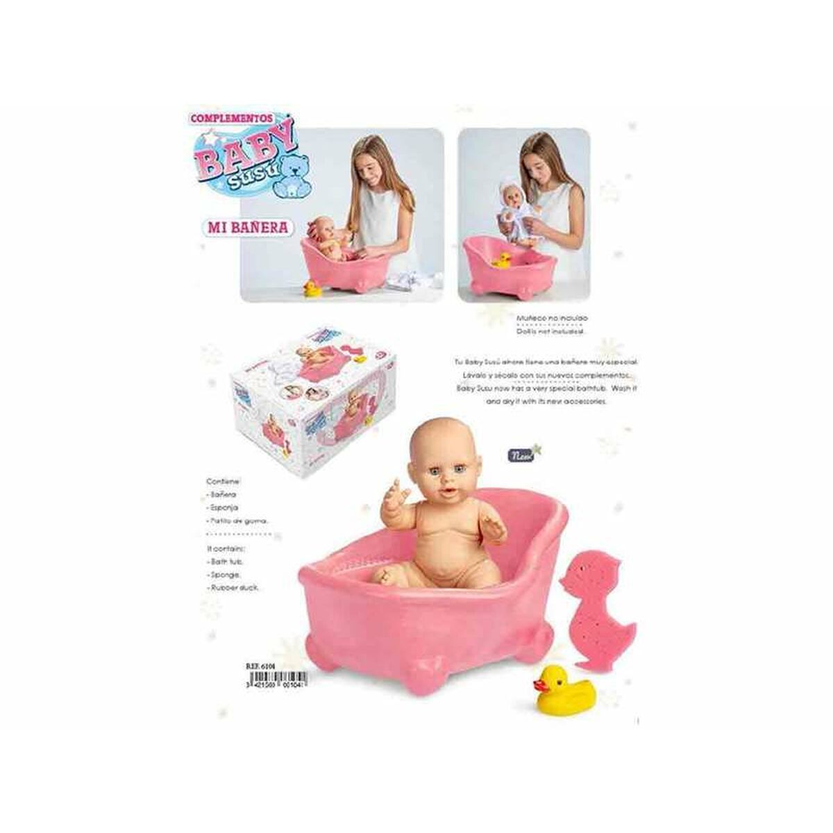 Păpușă Bebe Berjuan 38 cm - Jucarii si jocuri, Păpuși și accesorii