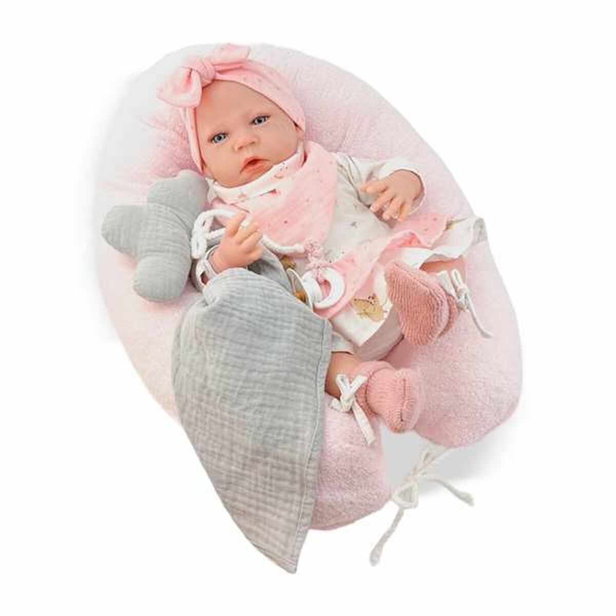 Păpușa bebeluș realistă Berjuan 8402-24 50 cm - Jucarii si jocuri, Păpuși și accesorii