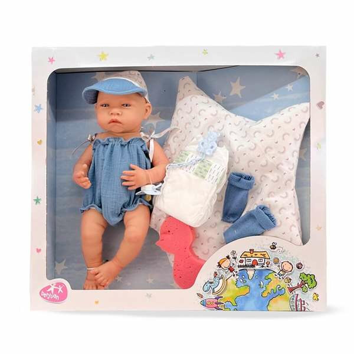 Păpușa bebeluș realistă Berjuan 12173-24 45 cm - Jucarii si jocuri, Păpuși și accesorii
