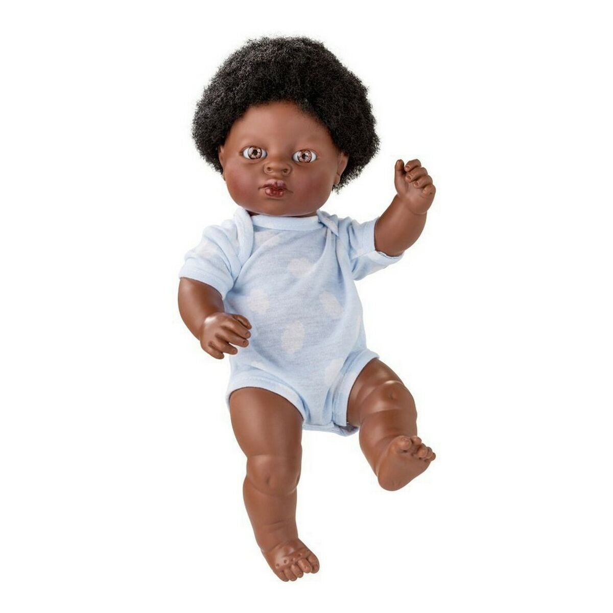 Păpușă bebeluș Berjuan Newborn 38 cm Africană (38 cm) - Jucarii si jocuri, Păpuși și accesorii