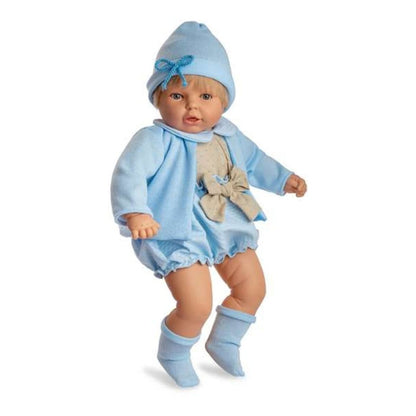 Păpușă Bebe Berjuan Haine Albastru (60 cm) - Jucarii si jocuri, Păpuși și accesorii