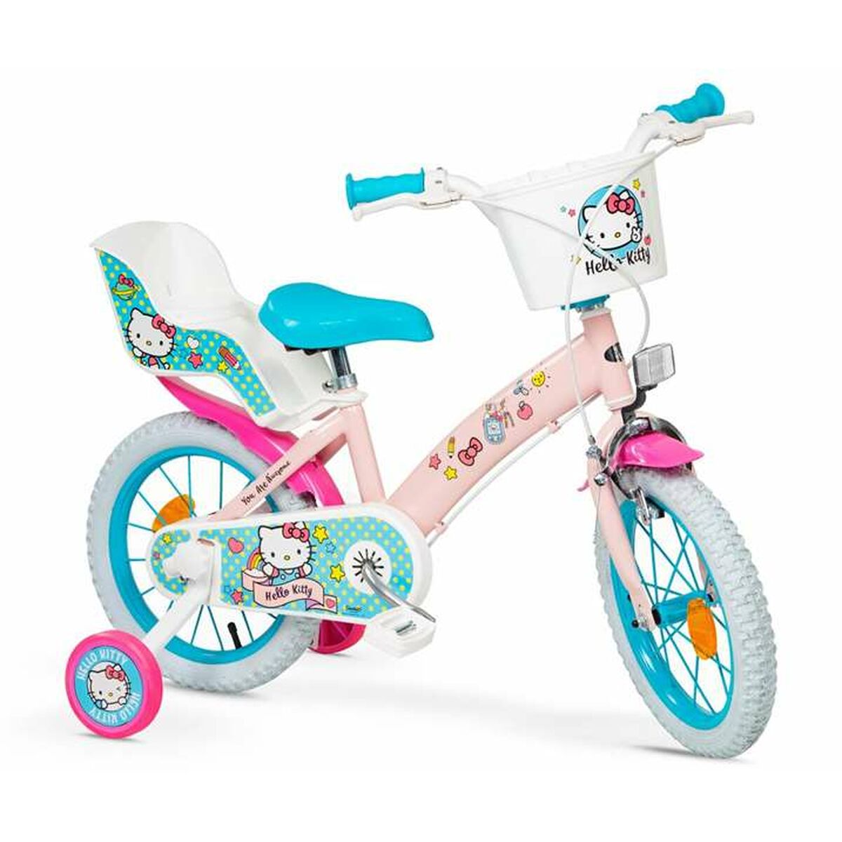 Bicicletă pentru copii Hello Kitty 14" - Sport și în aer liber, Ciclism