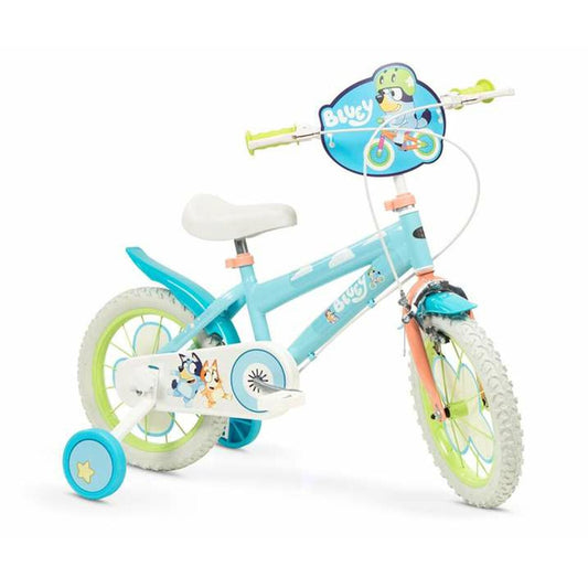 Bicicletă pentru copii Bluey 14" Albastru Verde - Sport și în aer liber, Ciclism