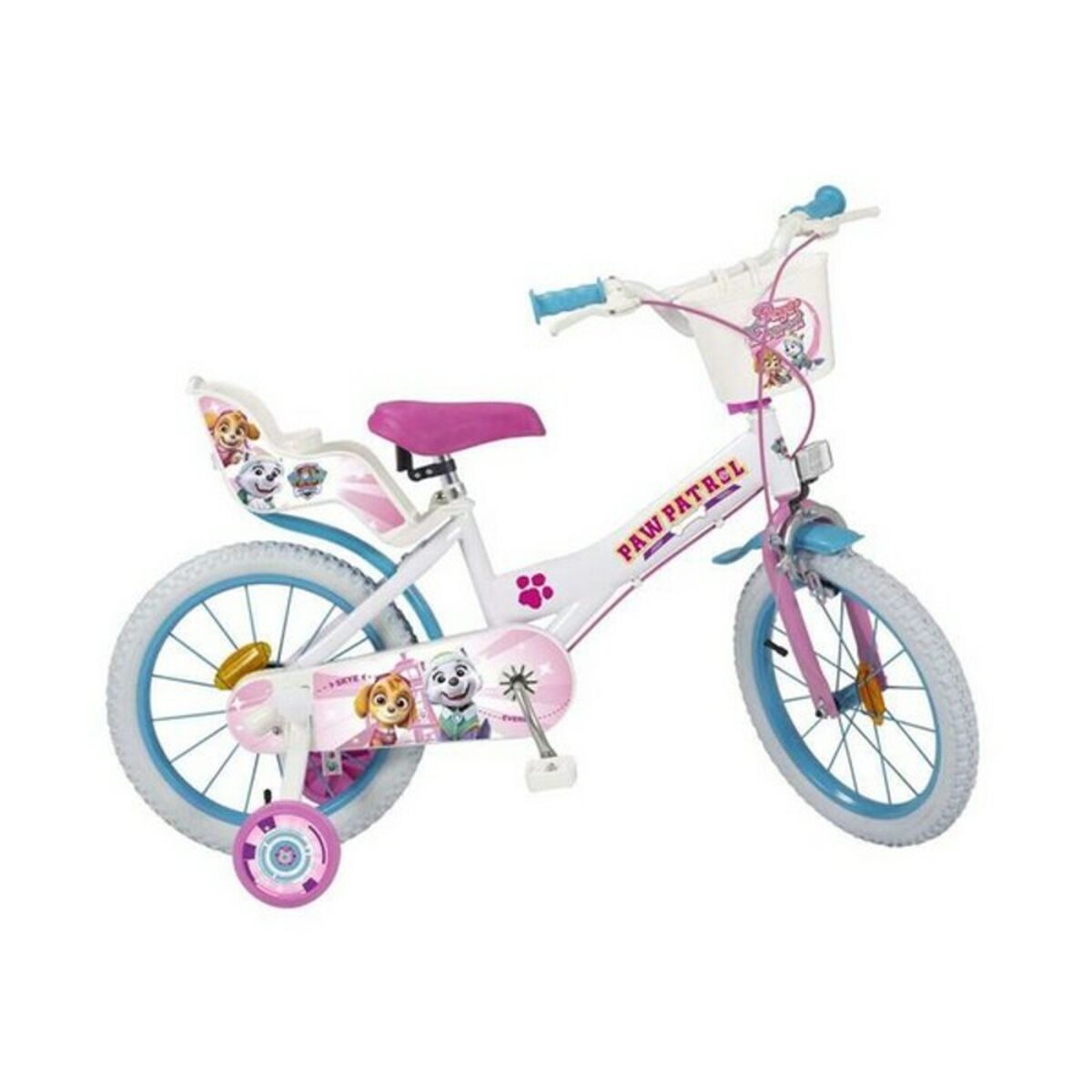 Bicicletă pentru copii PAW PATROL Toimsa TOI1681 16" Alb Multicolor - Sport și în aer liber, Ciclism