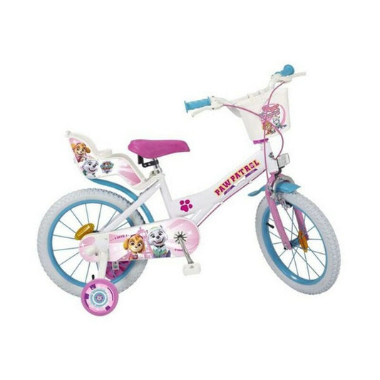 Bicicletă pentru copii PAW PATROL Toimsa TOI1681 16" Alb Multicolor - Sport și în aer liber, Ciclism