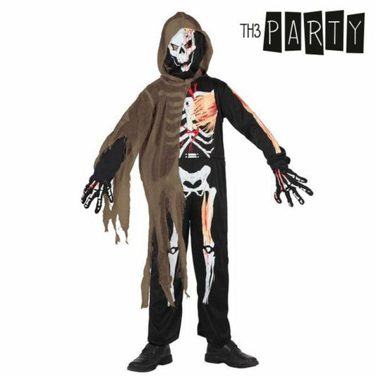 Costum Deghizare pentru Copii Th3 Party Multicolor Schelet (4 Piese) - Jucarii si jocuri, Costume și accesorii