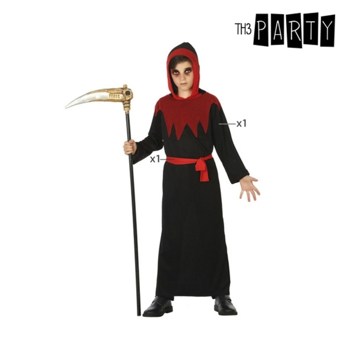Costum Deghizare pentru Copii 5476 Negru (2 Piese) (5-6) - Jucarii si jocuri, Costume și accesorii