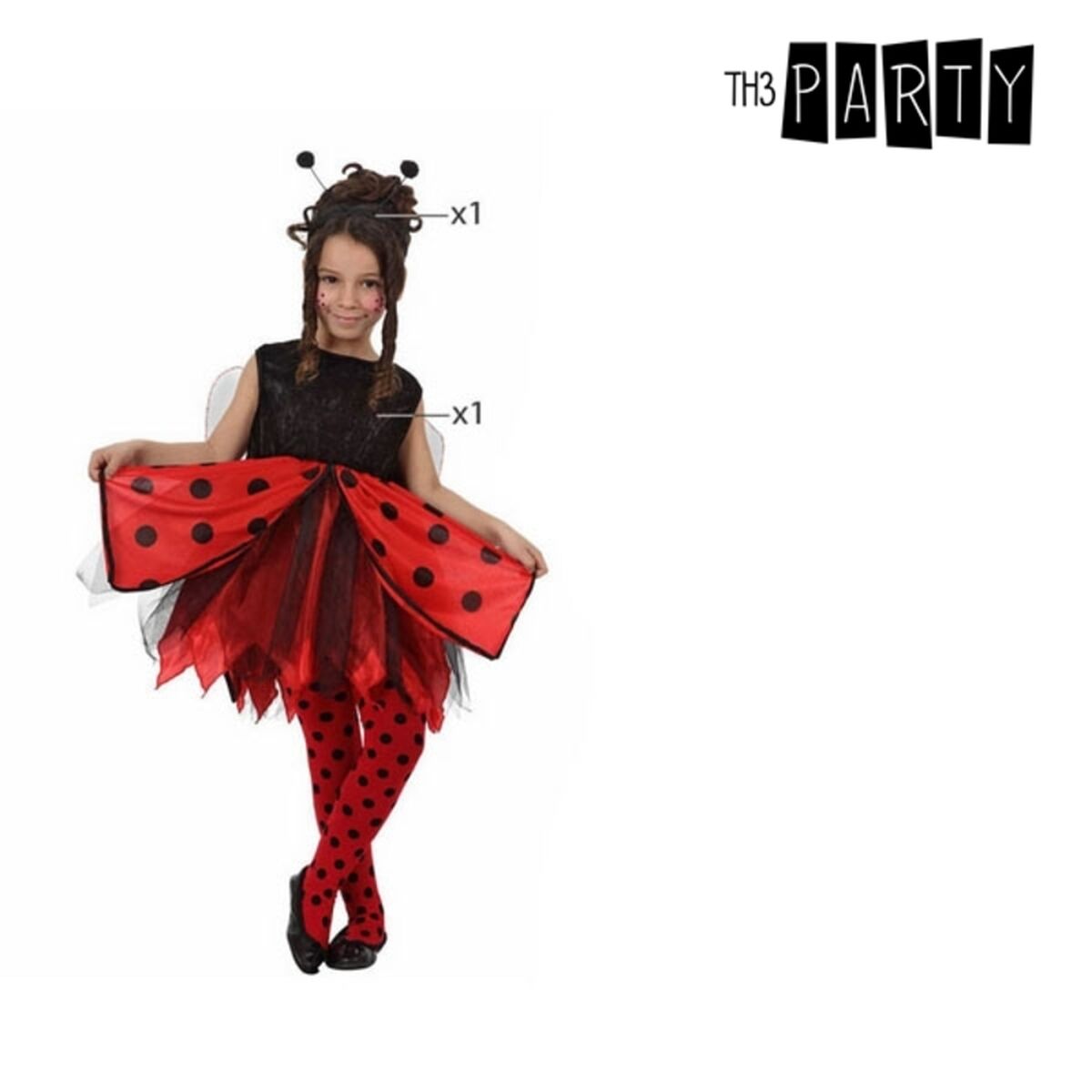 Costum Deghizare pentru Copii 3-4 Ani Gărgăriță Roșu - Jucarii si jocuri, Costume și accesorii