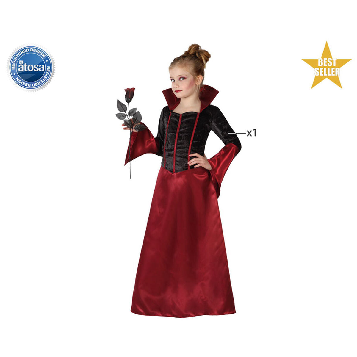 Costum Deghizare pentru Copii Th3 Party Negru (1 Piese) - Jucarii si jocuri, Costume și accesorii
