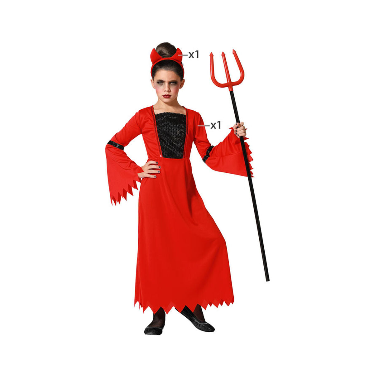 Costum Deghizare pentru Copii Th3 Party 5254 Roșu Drac (2 Piese) - Jucarii si jocuri, Costume și accesorii