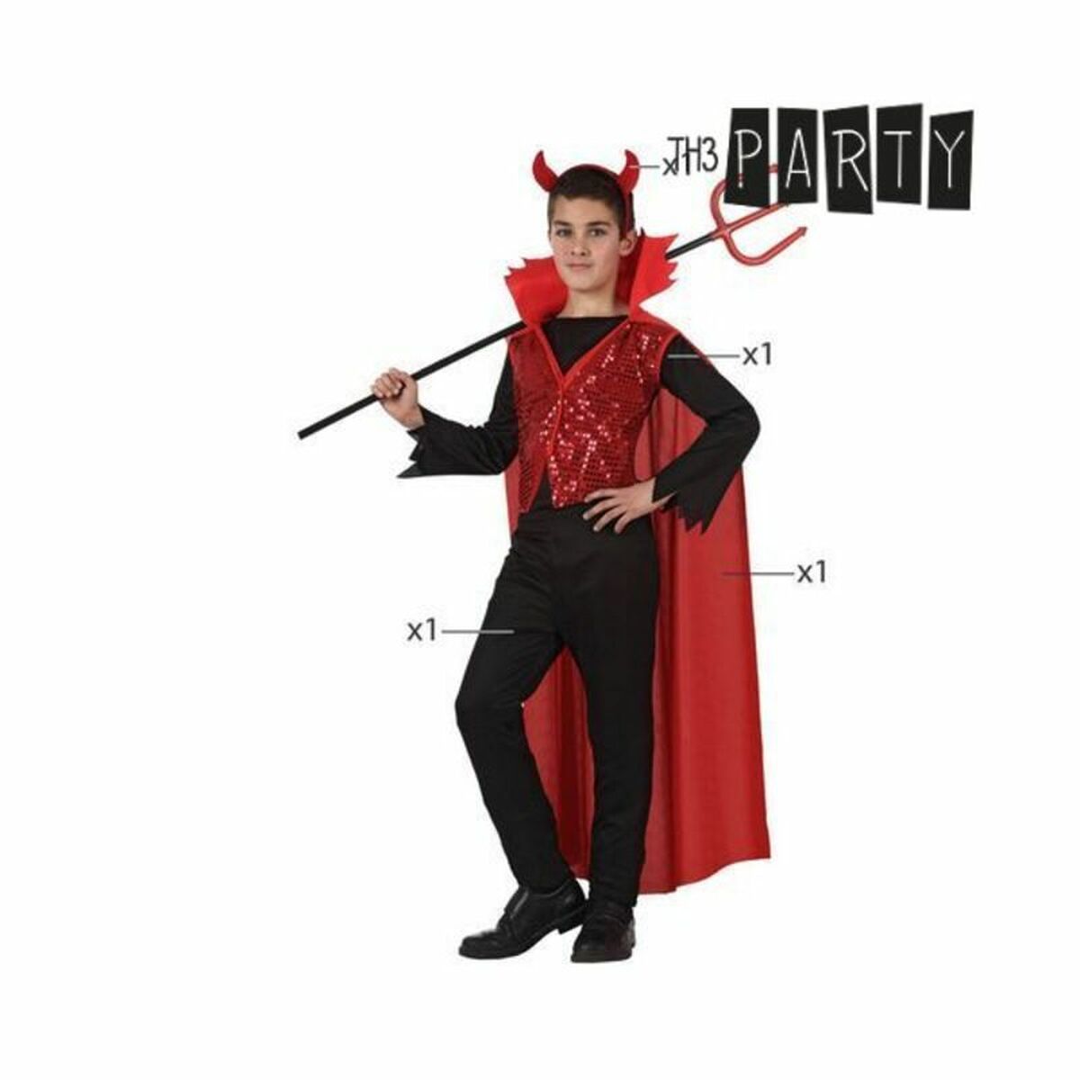 Costum Deghizare pentru Copii Th3 Party 5261 Multicolor Drac (4 Piese) - Jucarii si jocuri, Costume și accesorii