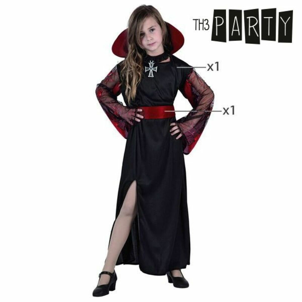 Costum Deghizare pentru Copii Th3 Party Negru (2 Unități) - Jucarii si jocuri, Costume și accesorii