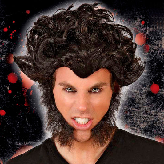Perucă pentru Halloween 29625 Brunet - Jucarii si jocuri, Costume și accesorii
