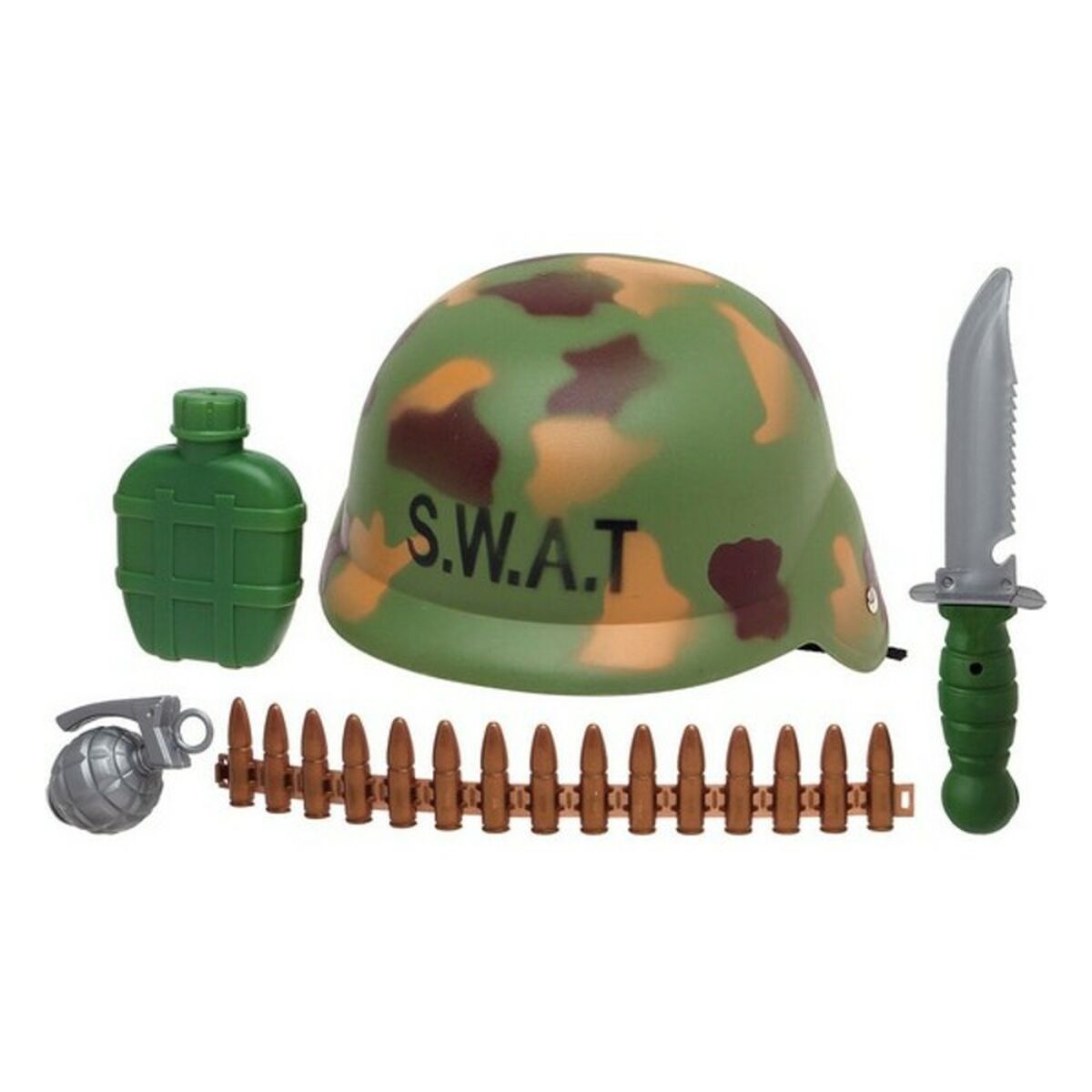 Set de Poliție Heroes 38368 (5 pcs) Verde Camuflaj 33 x 28 cm - Jucarii si jocuri, Costume și accesorii