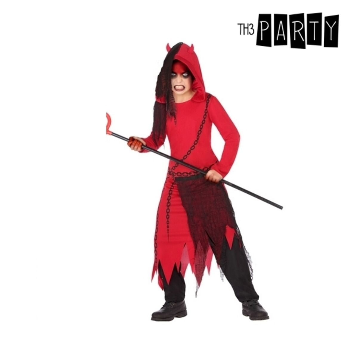 Costum Deghizare pentru Copii Drac Roșu Negru 4 pcs - Jucarii si jocuri, Costume și accesorii