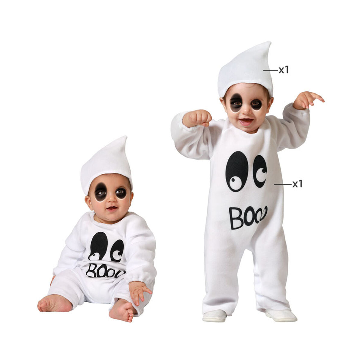 Costum Deghizare pentru Bebeluși Alb (2 Piese) - Jucarii si jocuri, Costume și accesorii