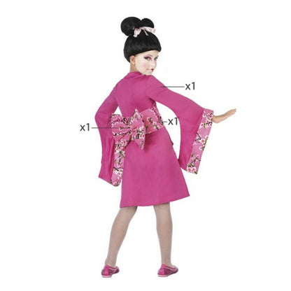 Costum Deghizare pentru Copii Gheișă Roz fucsia (3 Pcs) - Jucarii si jocuri, Costume și accesorii