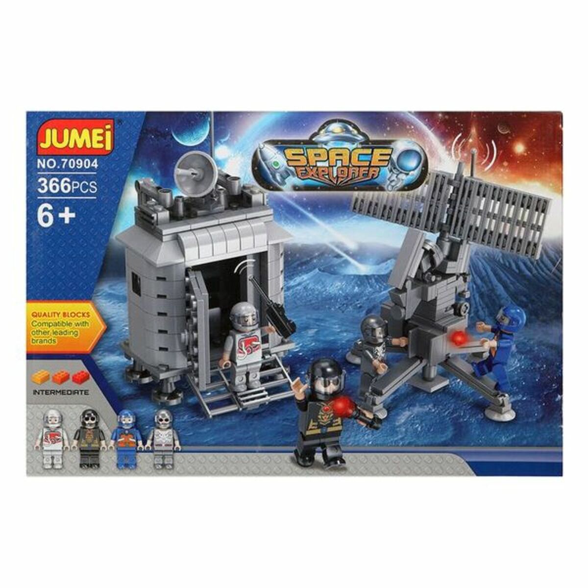 Joc de Construcție + Figurine Space Explorer 119788 (366 pcs) Multicolor - Jucarii si jocuri