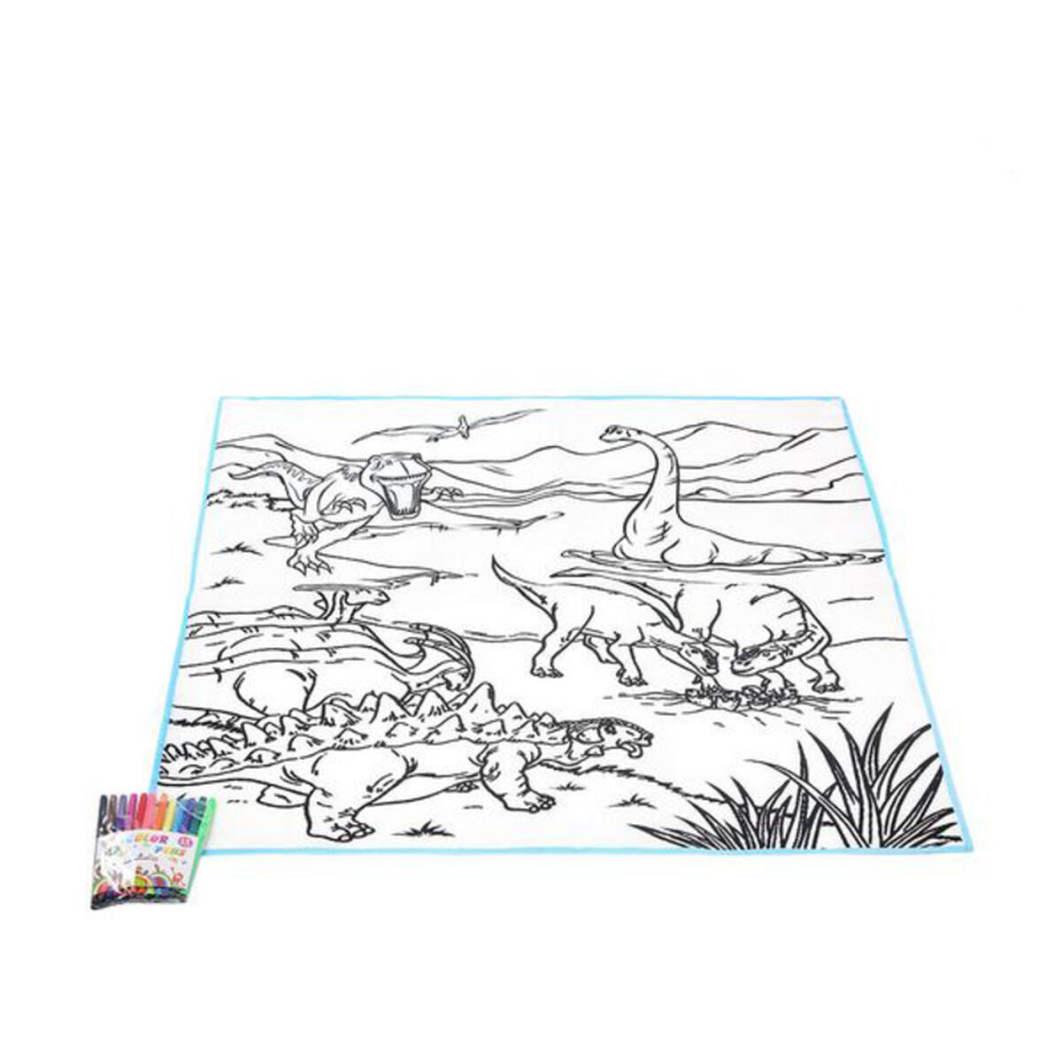 Covor DIY Fantastic Color Dinosaurs 111354 - Jucarii si jocuri, Activități creative