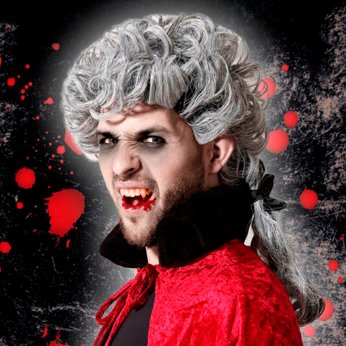 Perucă pentru Halloween Gri - Jucarii si jocuri, Costume și accesorii