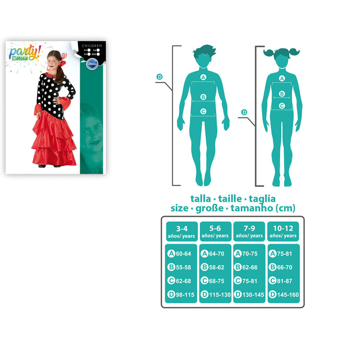 Costum pentru copii Negru Roșu Spania - Jucarii si jocuri, Costume și accesorii