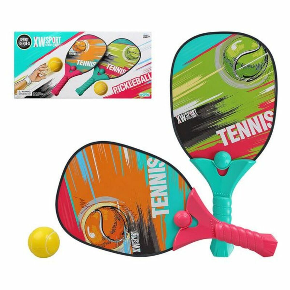 Set de Palete Pickleball 110836 (3 pcs) 3 Piese - Jucarii si jocuri, În aer liber și sport