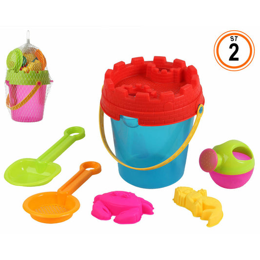 Găleată de plajă Multicolor 29 x 18 cm - Jucarii si jocuri, În aer liber și sport