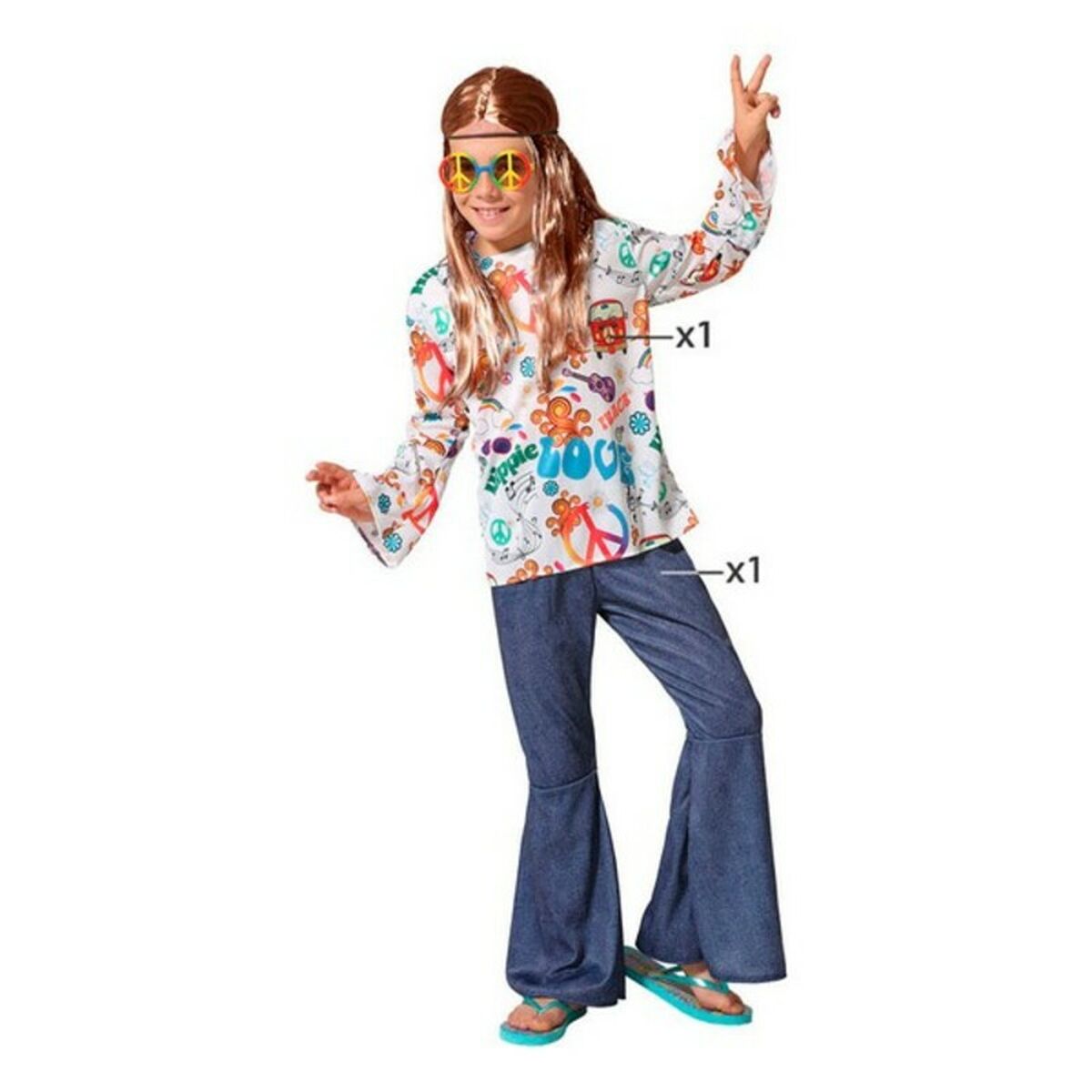 Costum Deghizare pentru Copii Hippie - Jucarii si jocuri, Costume și accesorii