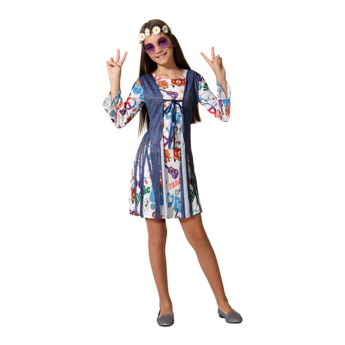 Costum Deghizare pentru Copii Hippie - Jucarii si jocuri, Costume și accesorii
