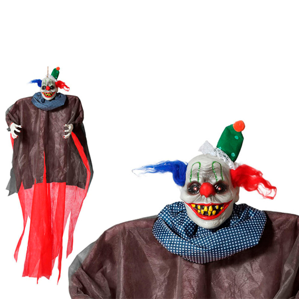 Clovn Rău Halloween 175 x 148 x 18 cm - Acasă și bucătărie, Decorațiune interioară