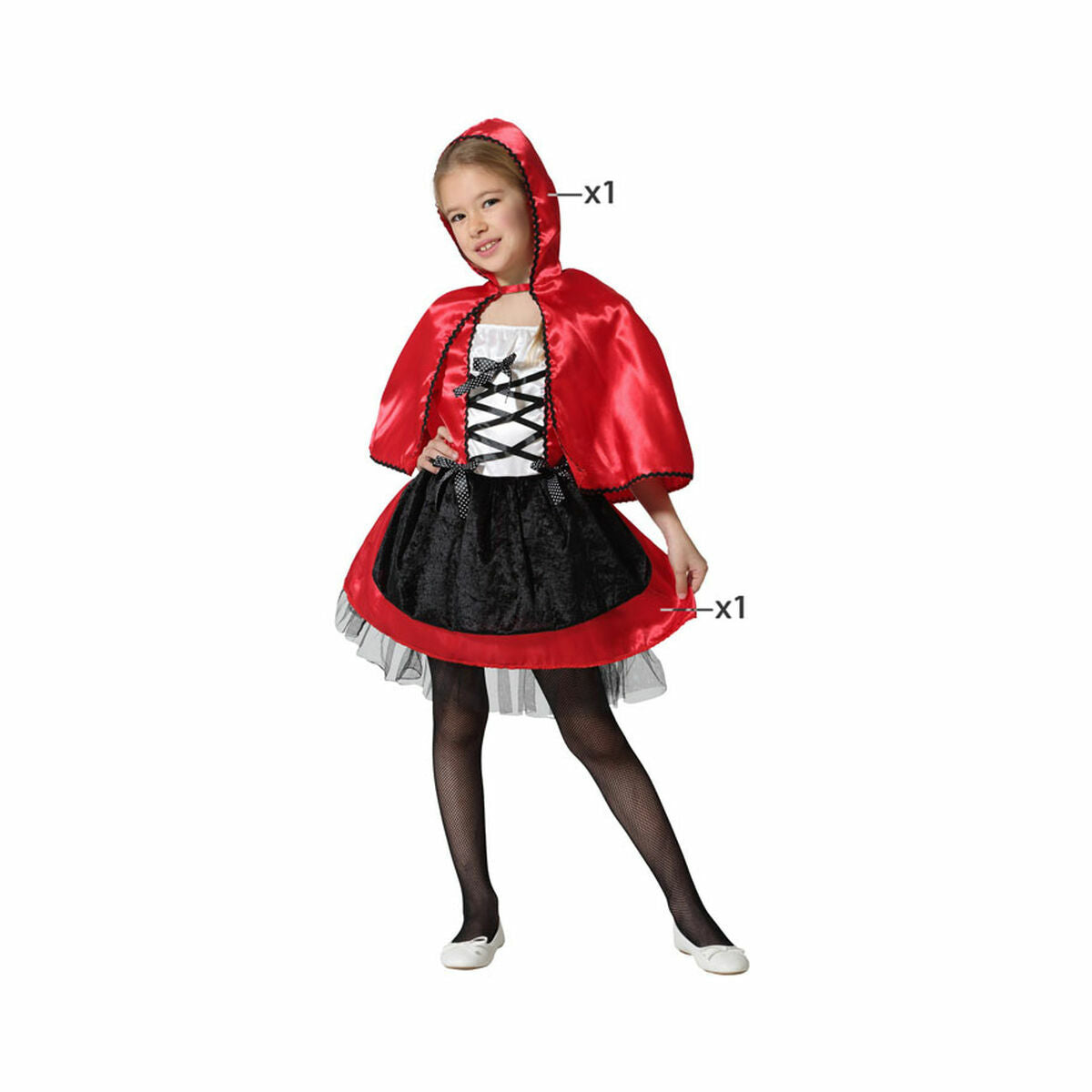 Costum Deghizare pentru Copii Roșu Scufiță Fantezie - Jucarii si jocuri, Costume și accesorii
