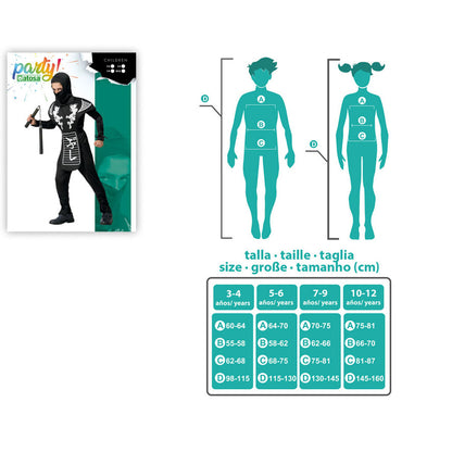 Costum Deghizare pentru Copii Multicolor Ninja - Jucarii si jocuri, Costume și accesorii