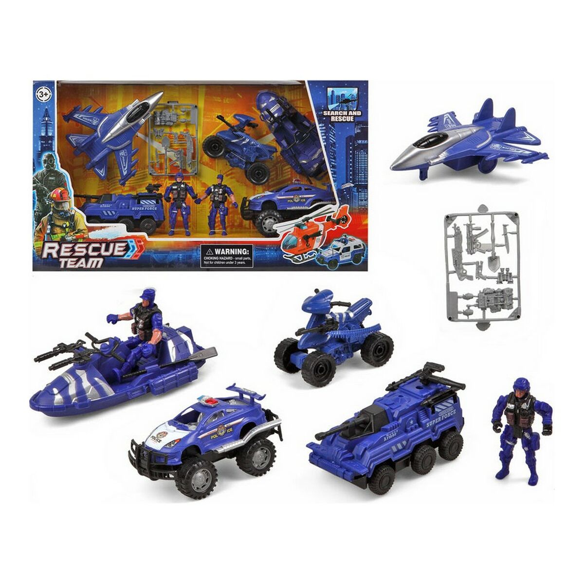 Figurine de Acțiune Rescue Team Polițist - Jucarii si jocuri, Păpuși și figurine