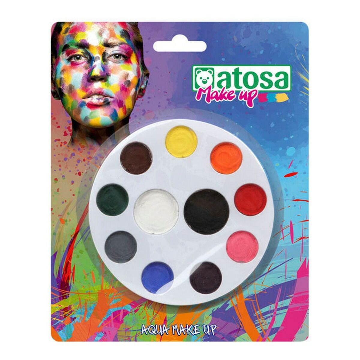 Vopsea de față Multicolor Paletă Cerneală pe bază de apă - Jucarii si jocuri, Costume și accesorii