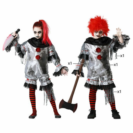 Costum Deghizare pentru Copii Gri Clovn - Jucarii si jocuri, Costume și accesorii