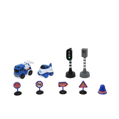 Set de Jucării cu Vehicule City Series Police 38 x 22 cm - Jucarii si jocuri, Vehicule