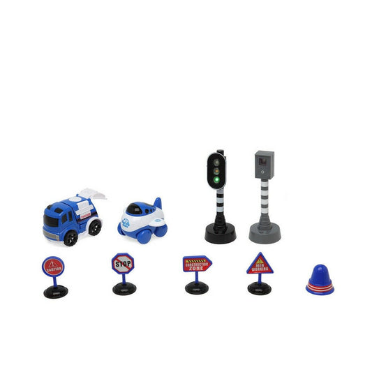 Set de Jucării cu Vehicule City Series Police 38 x 22 cm - Jucarii si jocuri, Vehicule