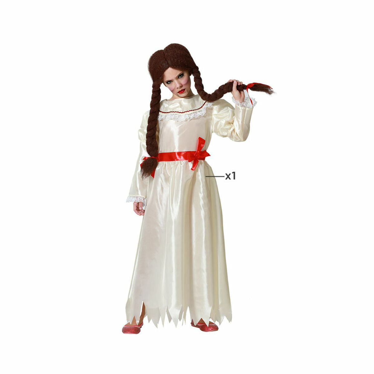 Costum Deghizare pentru Copii Alb Porțelan (1 Piese) - Jucarii si jocuri, Costume și accesorii